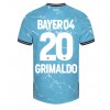 Bayer Leverkusen Alejandro Grimaldo #20 3rd Trikot 2023-24 Kurzarm